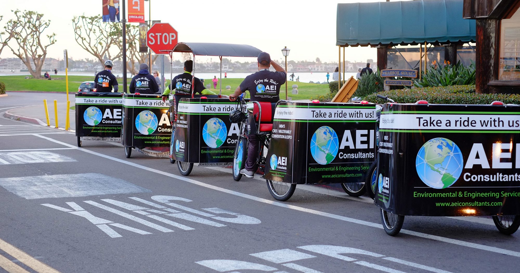 San Diego pedicab rides